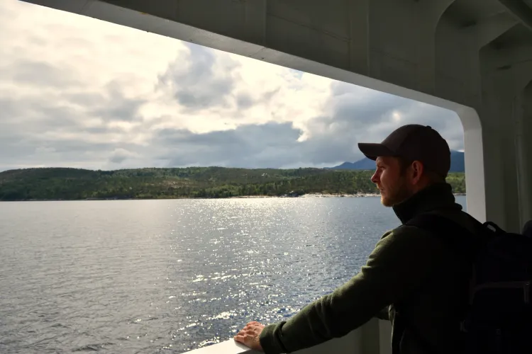 Ich schaue aufs Meer. Gelassenheit und Ruhe - der Blick aufs Meer hat für mich beides in sich.